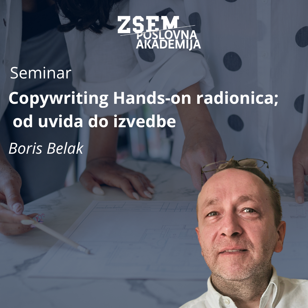 Copywriting Hands-on radionica; od uvida do izvedbe Copywriting Hands-on radionica; od uvida do izvedbe